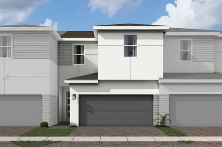 New construction Townhouse house 7352 Brenner Ave, Lake Worth, FL 33467 plan Ashton - image