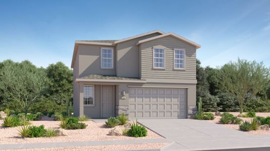 New construction Single-Family house 12267 N Aldridge Ave, Marana, AZ 85653 plan Edison - image
