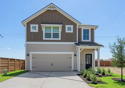 New construction Single-Family house 101 W Luna Blue Ln, Jarrell, TX 76537 plan Marley - image