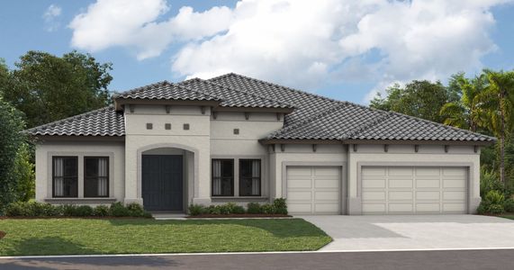 New construction Single-Family house 10517 Meadowrun Dr, Lithia, FL 33547 plan Cedar Key I - image