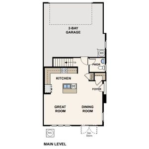 New construction Townhouse house 5108 Union Heights Wy, Flowery Branch, GA 30542 plan Two - image