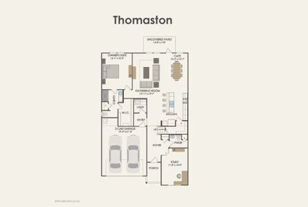 New construction Single-Family house 2616 Pecan Park Dr, Denton, TX 76208 Thomaston- photo 0