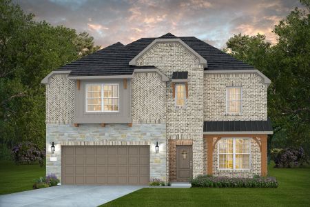 New construction Single-Family house 3319 Wilderness Wy, Montgomery, TX 77316 plan Amherst - image