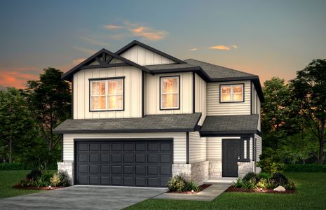 New construction Single-Family house 172 Golden Bell Wy, Buda, TX 78610 plan Springfield - image