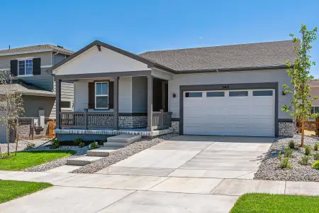 New construction Single-Family house 3462 N Highlands Creek Pkwy, Aurora, CO 80019 Cumberland- photo 0