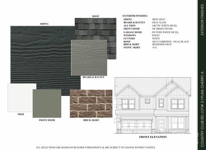 New construction Single-Family house 1809 Country Club Rd, Lincolnton, NC 28092 plan Cherry - image