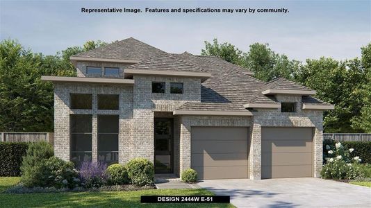 New construction Single-Family house 214 Dycus Bnd, Liberty Hill, TX 78642 Design 2444W- photo 0