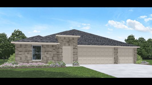 New construction Single-Family house 119 Wildflower Ln, Dayton, TX 77535 plan Maverick - image