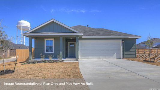 New construction Single-Family house 300 Yellowstone Dr, Kyle, TX 78640 plan The Harris - image
