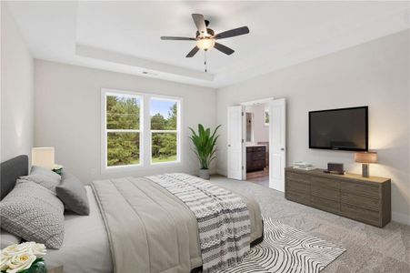 New construction Single-Family house 675 Crest Line Trl, Powder Springs, GA 30127 plan WESLEYEAN A - image 17