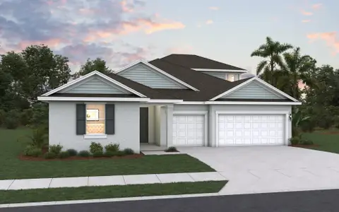 New construction Single-Family house 17236 Valleywood Pkwy, Land O' Lakes, FL 34638 plan Arlington W/ Bonus - 14913 - image