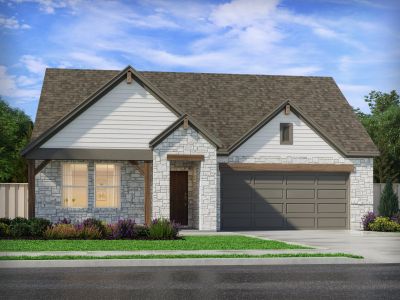 New construction Single-Family house 351 Callahan Lp, Buda, TX 78610 plan The Preston (403) - image