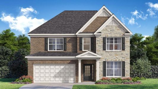 New construction Single-Family house 7199 Bocholt Dr, South Fulton, GA 30349 - image