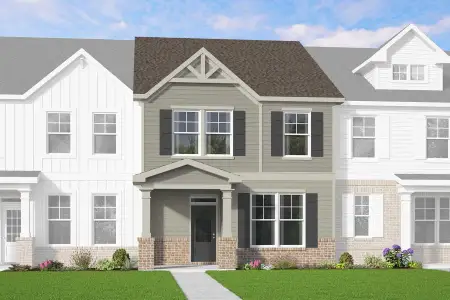 New construction Townhouse house 959 Alma Railway Dr, Wake Forest, NC 27587 plan Comet - image