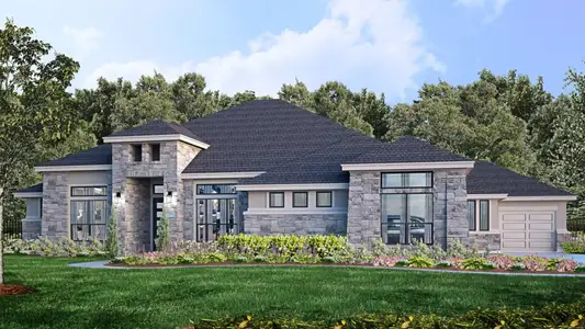New construction Single-Family house 209 Bold Sundown, Liberty Hill, TX 78642 plan San Simeon II - image 1