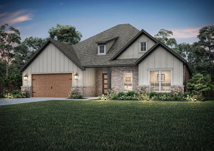 New construction Single-Family house 101 W Luna Blue Ln, Jarrell, TX 76537 plan Fairview - image