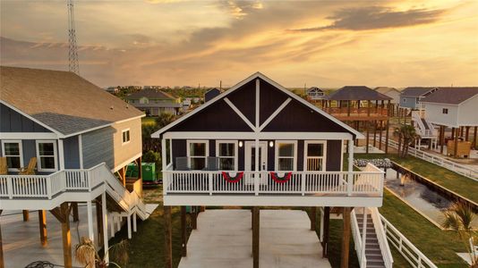 New construction Single-Family house 1036 Sunset Cir, Bolivar Peninsula, TX 77650 - image
