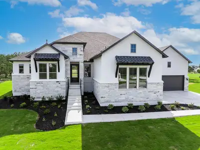 New construction Single-Family house 112 Rancho Deluxe, Liberty Hill, TX 78642 plan Marley - image