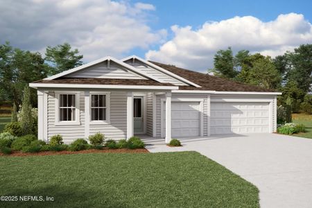 New construction Single-Family house 247 Hiddenbrook Pl, St. Johns, FL 32259 Hawkin- photo 0