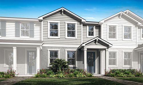 New construction Townhouse house 4108 Sadler Road, Apopka, FL 32712 - photo 0