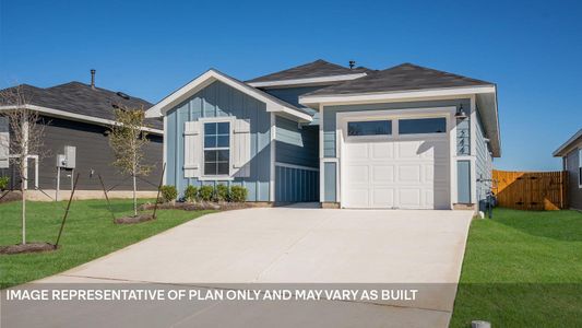New construction Single-Family house 177 Orange Flame Blvd, Kyle, TX 78640 plan The Danbury - image