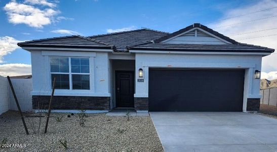 New construction Single-Family house 1587 S 239Th Drive, Buckeye, AZ 85326 Harris- photo 0