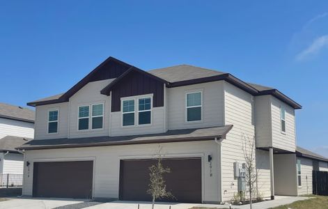 New construction Duplex house 278 Cross Barn Boulevard, Buda, TX 78610 - photo 0