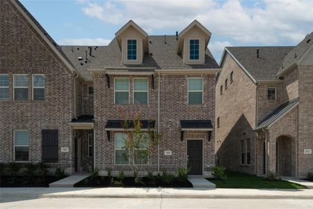 New construction Townhouse house 368 Greenhouse Dr, Plano, TX 75074 plan Watercolor - image