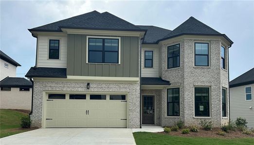 New construction Single-Family house 4020 Hosch Reserve Drive, Buford, GA 30519 Redwood- photo 0