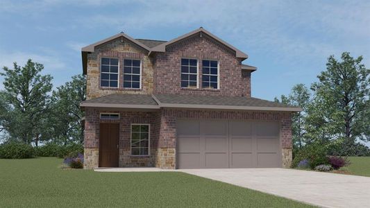 New construction Single-Family house 557 Minnie Ln, Pilot Point, TX 76248 X30F Florence- photo 0