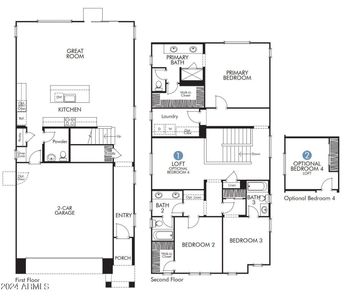 New construction Single-Family house 2428 W Rowel Rd, Phoenix, AZ 85085 Plan 2- photo 1 1