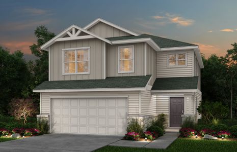 New construction Single-Family house 1314 Blue Jay Ct, Santa Clara, TX 78124 plan Springfield - image