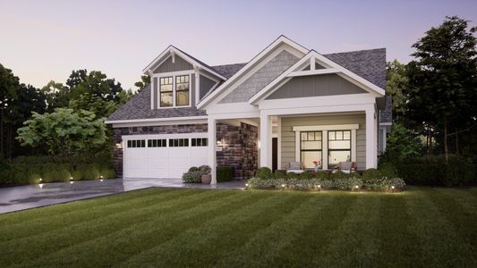 New construction Single-Family house 4157 Post Rd, Cumming, GA 30040 plan Portico Bonus - image