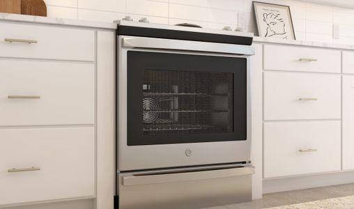 Handcrafted cabinetry in kitchen