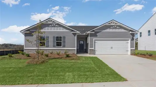 New construction Single-Family house 200 Melrose Ct, Jefferson, GA 30549 plan Denton - image