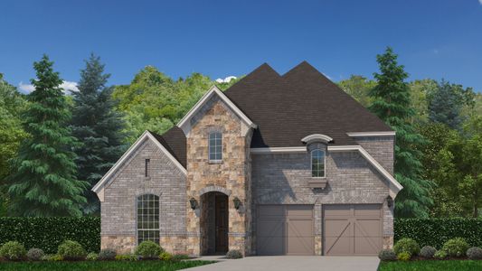 Plan 1138 Elevation C with Stone