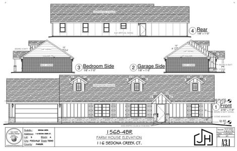 New construction Single-Family house 116 Sedona Creek Ct, Poolville, TX 76487 - image