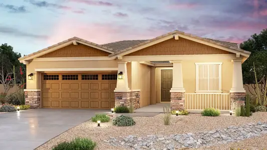 New construction Single-Family house 22360 N Lynn St, Maricopa, AZ 85138 plan Belice - image