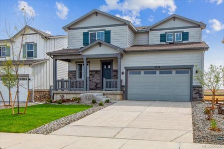 New construction Single-Family house 3342 N Highlands Creek Parkway, Aurora, CO 80019 Avon- photo 0