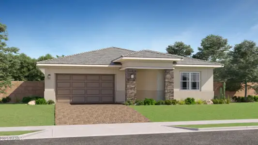 New construction Single-Family house 23146 E Lords Wy, Queen Creek, AZ 85142 Juniper Plan 4584- photo 0