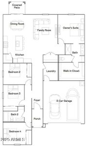 New construction Single-Family house 9522 W Monterey Wy, Phoenix, AZ 85037 plan Belmont Plan 4069 - image