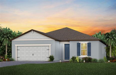 New construction Single-Family house 9336 Barrier Coast Trail, Parrish, FL 34219 Mystique- photo 0