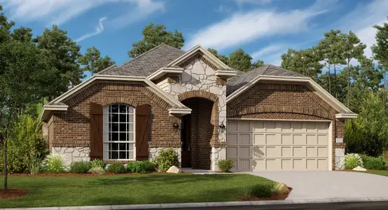 New construction Single-Family house 9308 Meadowfield Rd, Fort Worth, TX 76179 plan Garnet 3-Car Garage - image