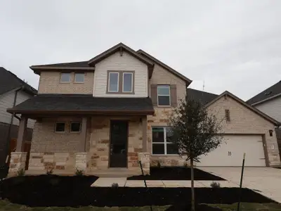 New construction Single-Family house 2012 Billings Wy, Leander, TX 78641 plan Caspano - Classic Series - image
