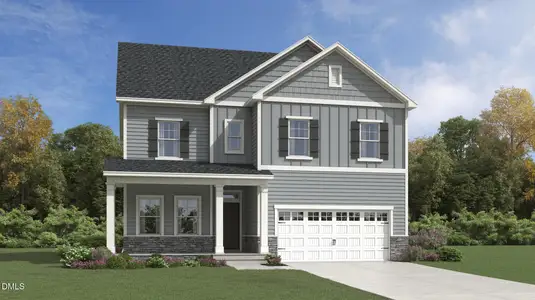New construction Single-Family house 1660 Goldfinch Perch Ln, Knightdale, NC 27545 plan Landrum III - image