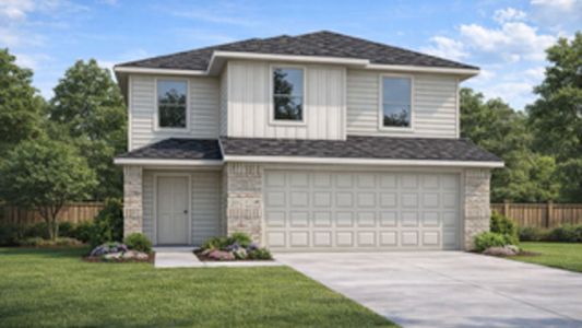 New construction Single-Family house 11691 Ruffian Dr, Willis, TX 77318 plan Davis - image