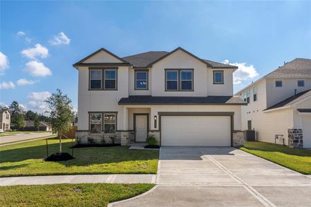 New construction Single-Family house 10003 Rose Mallow Lane, Magnolia, TX 77354 - photo 0