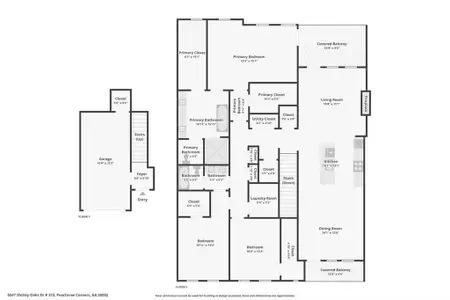New construction Condo house 4547 Watervale Wy, Unit 265, Peachtree Corners, GA 30092 plan The Cochran - image 5