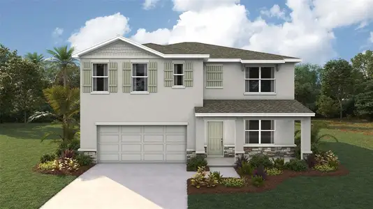 New construction Single-Family house 10387 Turtle Run Rd, Brooksville, FL 34613 plan Hayden - image