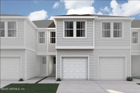 New construction Townhouse house 1023 Egret Branch Wy, Jacksonville, FL 32218 plan Luna - image
